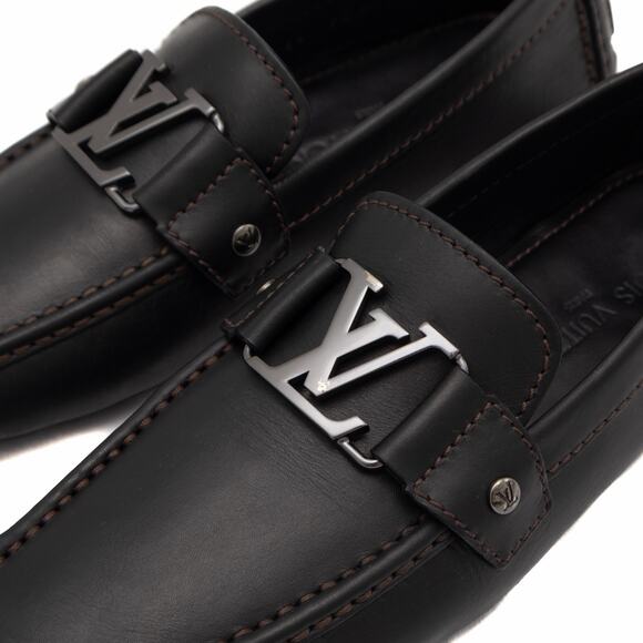 Louis Vuitton Men\'s Monte Carlo Buckle Moccasin Loafers Black Leather US 7.5 main image 15